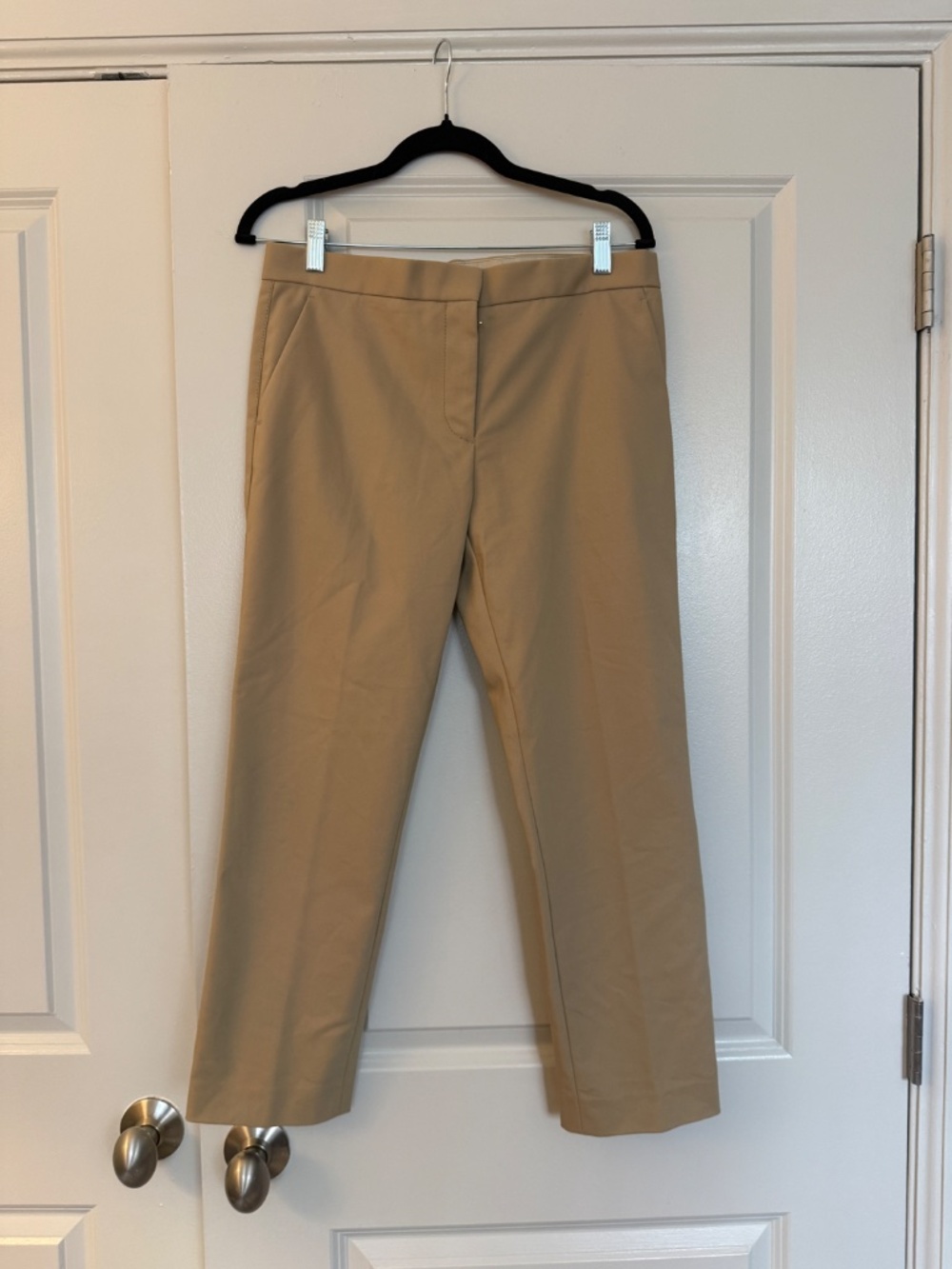 The Row Tan Tailored Trousers Size 6 Made in USA Minimalist Luxury - Picture 2 of 7